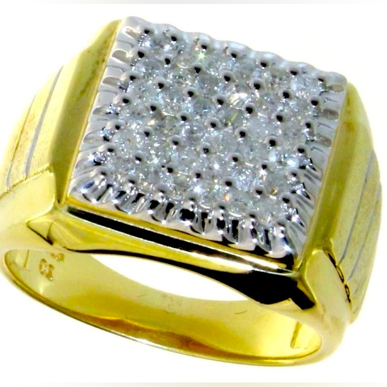 Gents 100 Ct Rolex Style Diamond Ring